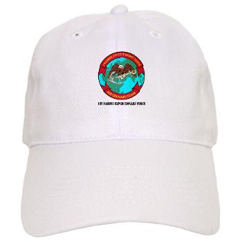 1MEF - A01 - 01 - 1st Marine Expeditionary Force with Text - Cap