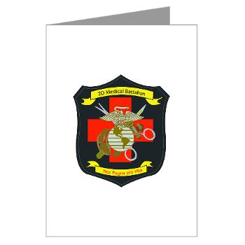 2MBN - M01 - 02 - 2nd Medical Battalion - Greeting Cards (Pk of 20)
