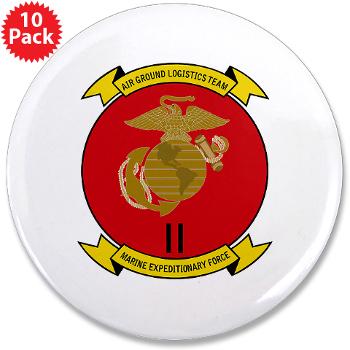 2MEF - M01 - 01 - 2nd Marine Expeditionary Force 3.5" Button (10 pack)