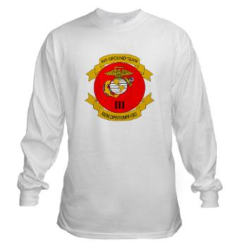 3MEF - A01 - 03 - 3rd Marine Expeditionary Force with Text- Long Sleeve T-Shirt