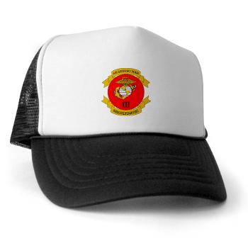 3MEF - A01 - 02 - 3rd Marine Expeditionary Force with Text- Trucker Hat