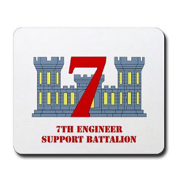 7ESB - M01 - 03 - 7th Engineer Support Battalion with Text - Mousepad - Click Image to Close