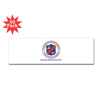 FMTB - M01 - 01 - Field Medical Training Battalion (FMTB) with Text - Sticker (Bumper 50 pk) - Click Image to Close