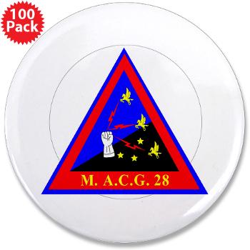 MACG28 - M01 - 01 - Marine Air Control Group 28 (MACG-28) - 3.5" Button (10 pack)