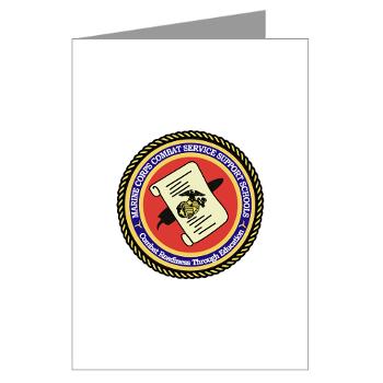 MCCSSS - M01 - 02 - Marine Corps Combat Service Support Schools - Greeting Cards (Pk of 20)