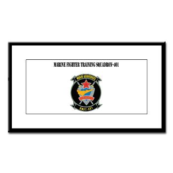MFTS401 - M01 - 02 - Marine Fighter Training Squadron - 401 with Text - Small Framed Print - Click Image to Close