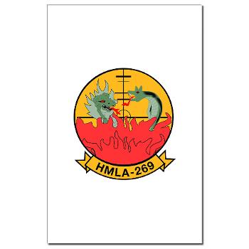 MLAHS269 - M01 - 02 - Marine Light Attack Helicopter Squadron 269 (HMLA-269) - Mini Poster Print