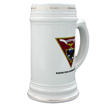 MWSG27 - A01 - 01 - USMC - Marine Wing Support Group 27 (MWSG-27) with Text - Stein - Click Image to Close